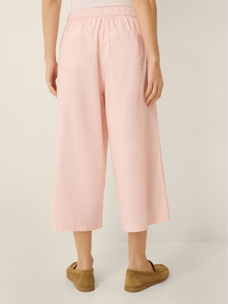 Monsoon Pink Drew High Waist Culottes - Image 2 of 5 Monsoon Pink Drew High Waist Culottes - Image 2 of 5