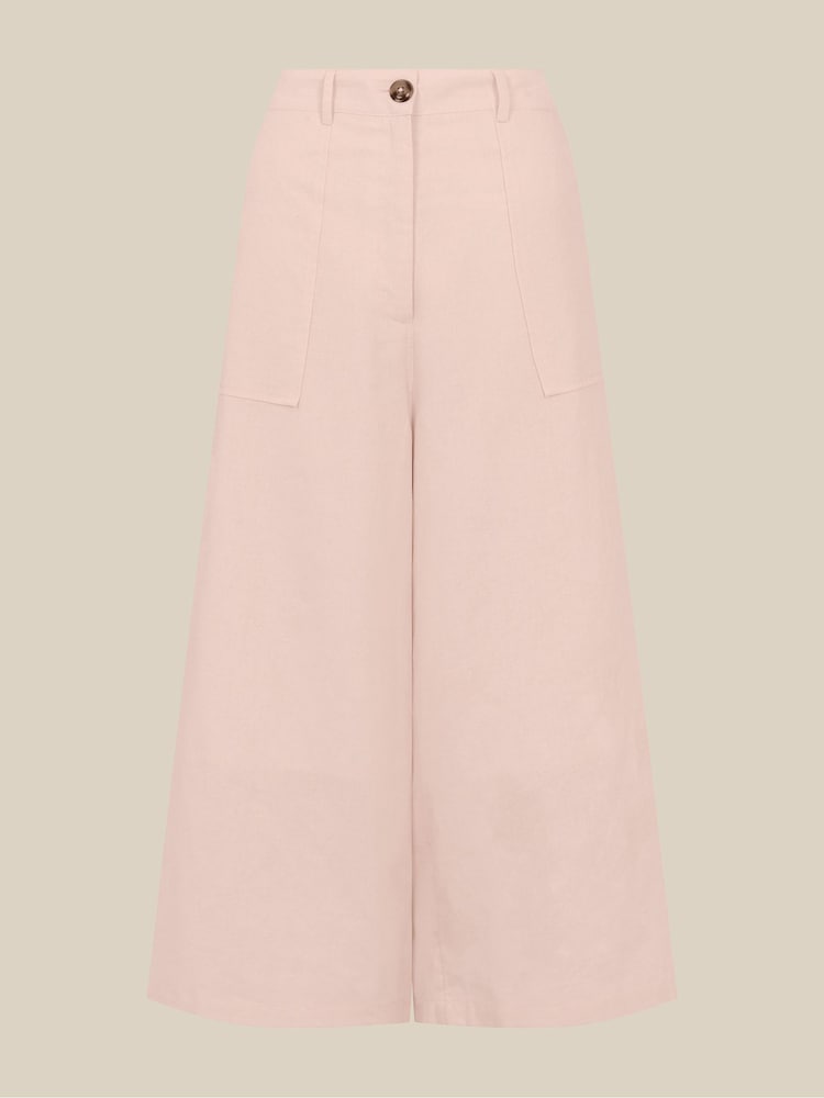 Monsoon Pink Drew High Waist Culottes - Image 5 of 5 Monsoon Pink Drew High Waist Culottes - Image 5 of 5
