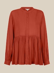 Monsoon Orange Sandy Relaxed Blouse - Image 5 of 5