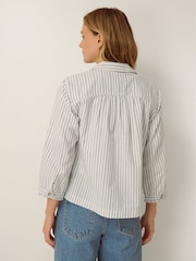 Monsoon White Gilly Stripe Shirt - Image 3 of 5