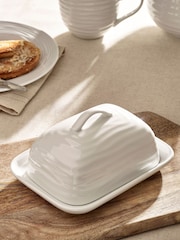 Plato para mantequilla con diseño grabado Malvern - Imagen 1 de 3
