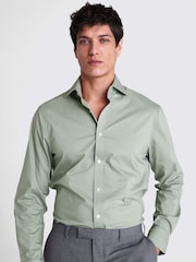 MOSS Green Tailored Stretch Shirt - Image 1 of 2