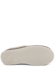 Pavers Dark Brown Wide Fit Memory Foam Cosy Slippers - Image 6 of 6