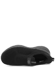 Pavers Black Extra Wide Easy Step In Trainers - Image 5 of 6