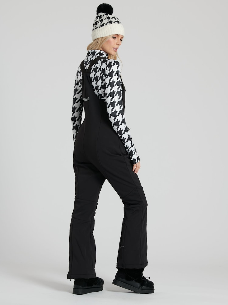 South Beach Black Ski Salopettes Trousers - Image 2 of 5