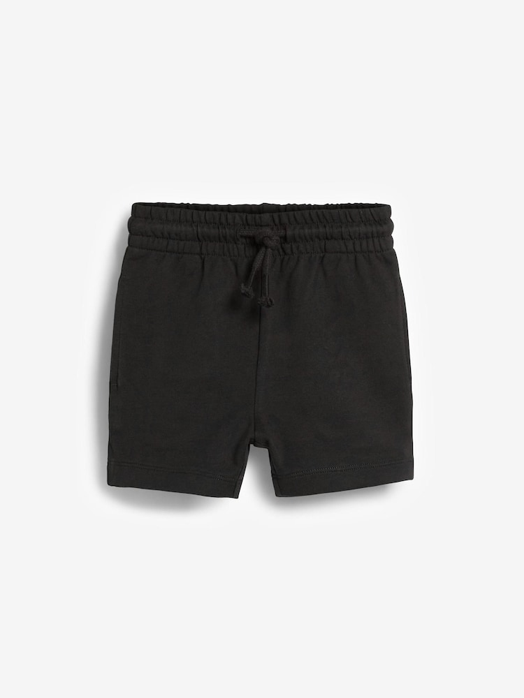 Stone/Charcoal/Grey Jersey Shorts 3 Pack (3mths-7yrs) - Image 3 of 6