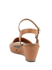 Pavers Brown Adjustable Buckle Wedges - Image 3 of 5