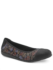 Pavers Leather Slip On Ballet Flats - Bild 3 von 6