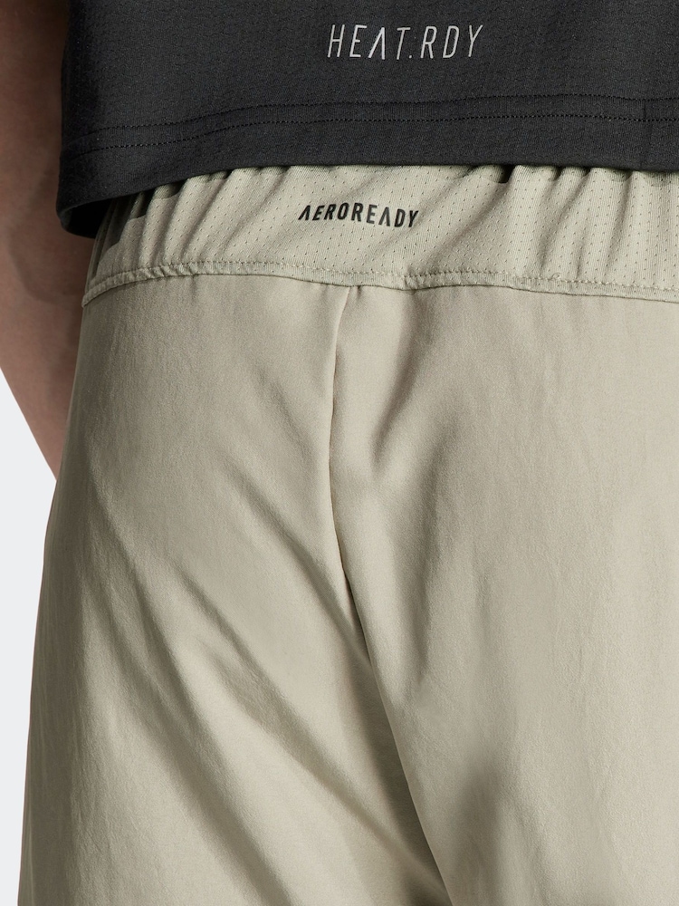 adidas Cream Train Essentials Seasonal Woven Training Joggers - Image 4 of 4