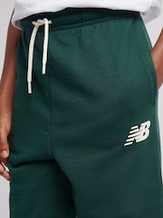 Vert - Ensemble New Balance Col rond à logo empilé FT et Survêtement - Image 5 de 8