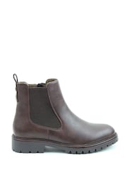 Heavenly Feet Brown Bally Ankle Boots - Image 1 of 6