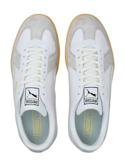 Puma White Army Trainers - Image 3 of 10