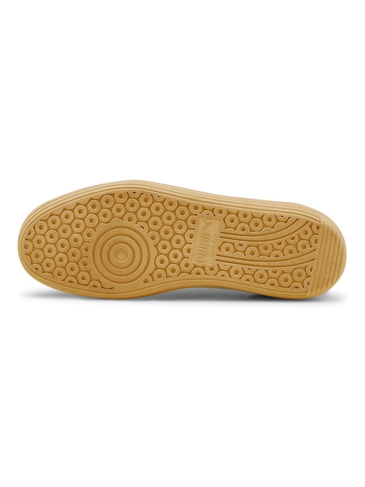 Puma White Army Trainers - Image 8 of 10