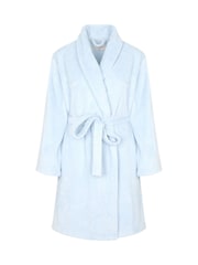 أزرق - Hunkemoller Fleece Bath Robe - Image 4 of 5