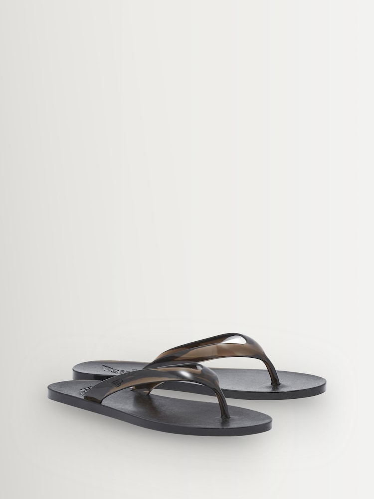 Ancient Greek Sandals Black Jelly Flip Flop - Image 1 of 4