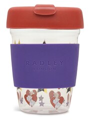 Radley Purple Radley London Purple Star Glass Travel Cup - Image 1 of 1