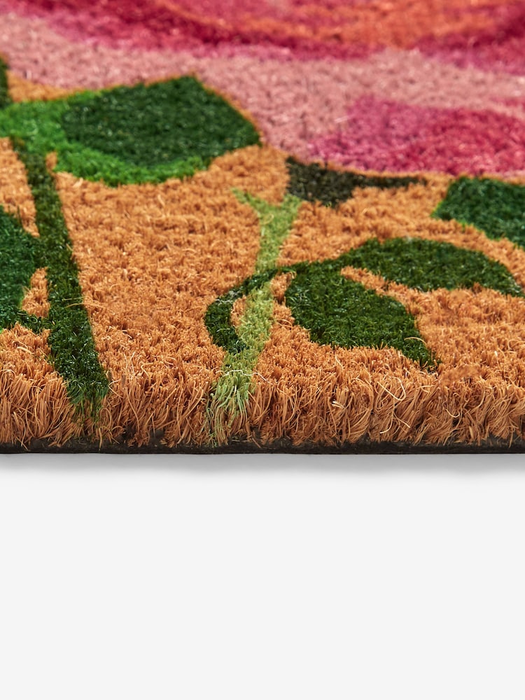 Pink Rose Print Doormat - Image 7 of 7