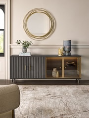 Grey Ezra Glass Lit Sideboard - Image 1 of 12
