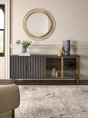 Grey Ezra Glass Lit Sideboard - Image 2 of 12
