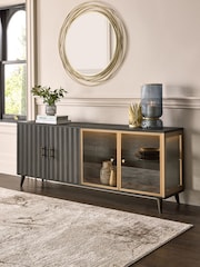 Grey Ezra Glass Lit Sideboard - Image 3 of 12
