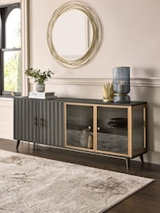 Grey Ezra Glass Lit Sideboard - Image 4 of 12