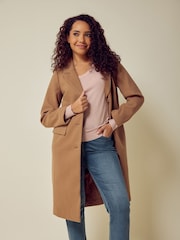 M&Co Brown City Coat - Image 1 of 5