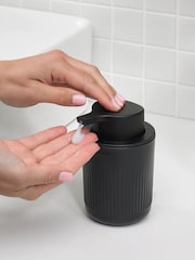 ReBorn Graphite Black Soap Dispenser & Toothbrush Holder Bundle - Image 3 of 6