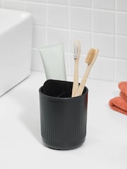 ReBorn Graphite Black Soap Dispenser & Toothbrush Holder Bundle - Image 4 of 6
