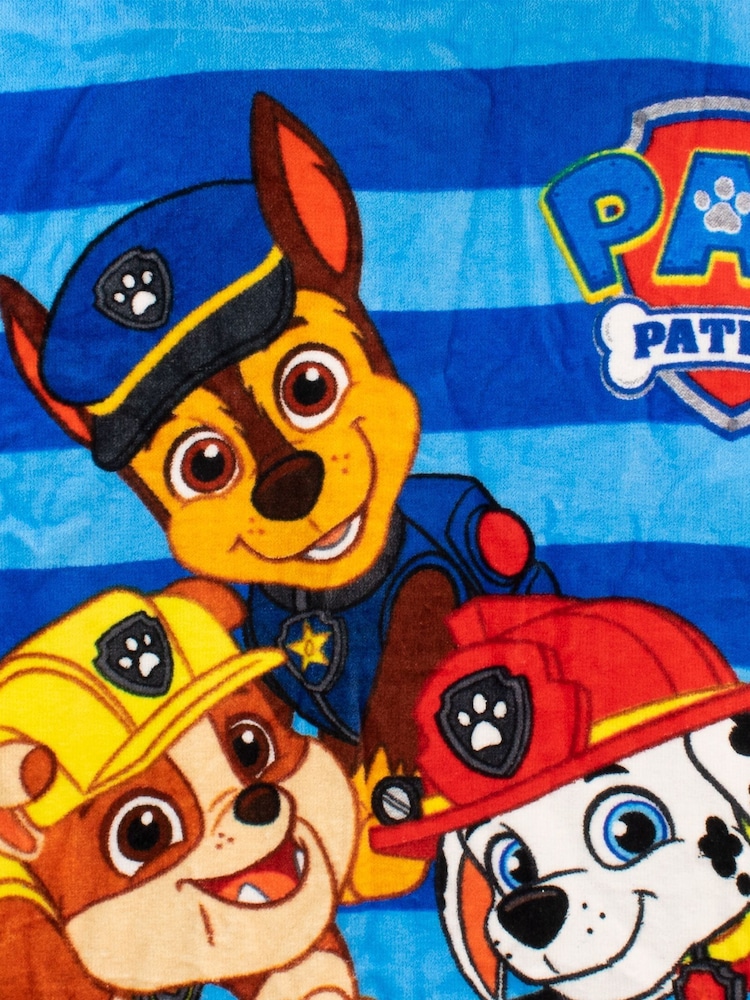 Paw Patrol 100Maillot de bain et plage à imprimé personnage enfant (pyjama Poncho % coton) - Image 4 of 5