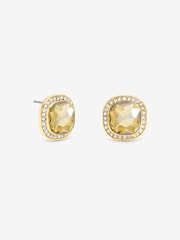 Jon Richard Gold Tone Champagne Stud Earrings - Image 1 of 1
