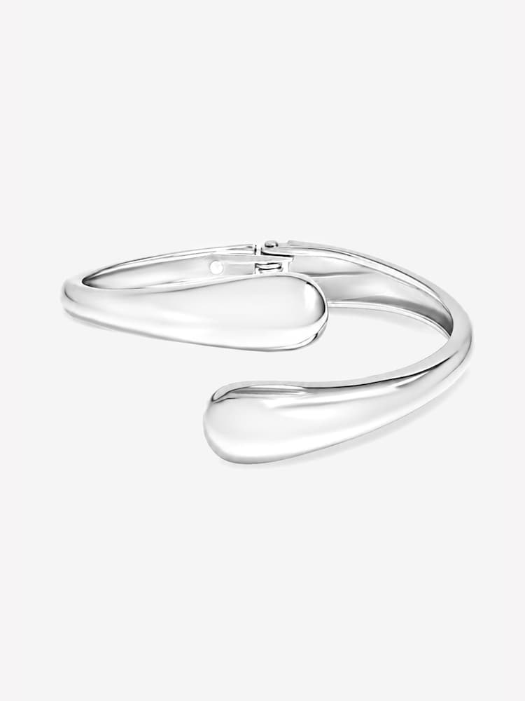 Jon Richard Silver Tone Polished Open Bangle - Image 1 of 1 Jon Richard Silver Tone Polished Open Bangle - Image 1 of 1