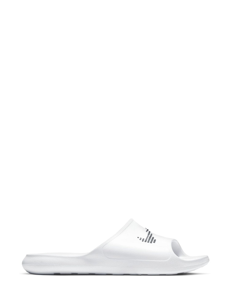 Nike White/Black Victori One Sliders - Image 1 of 1