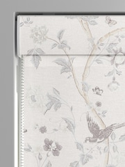 Laura Ashley Dove Grey Summer Palace Made to Measure 100% Cotton Roman Blinds - Image 3 of 6