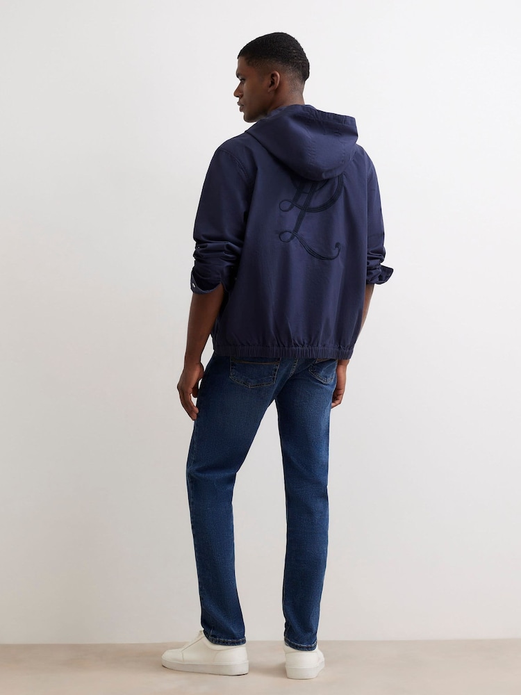 River Island Blue Slim Fit Washed Jeans - Image 2 of 4