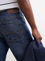 River Island Blue Slim Fit Washed Jeans - Image 4 of 4