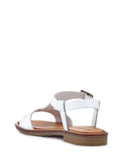 Pavers White All-Leather Buckled Sandals - Image 3 of 5