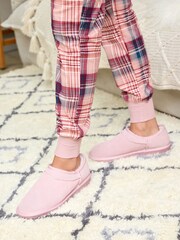 Pink Suede Shoot Slippers - Image 2 of 8