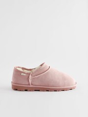Pink Suede Shoot Slippers - Image 4 of 8