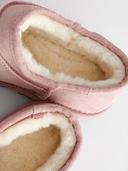 Pink Suede Shoot Slippers - Image 6 of 8