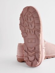 Pink Suede Shoot Slippers - Image 7 of 8