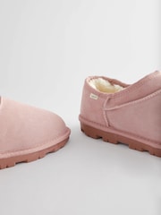 Pink Suede Shoot Slippers - Image 8 of 8