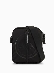 Armani Exchange Messenger Cross-Body Black Bag - Image 2 of 6