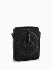 Armani Exchange Messenger Cross-Body Black Bag - Image 4 of 6