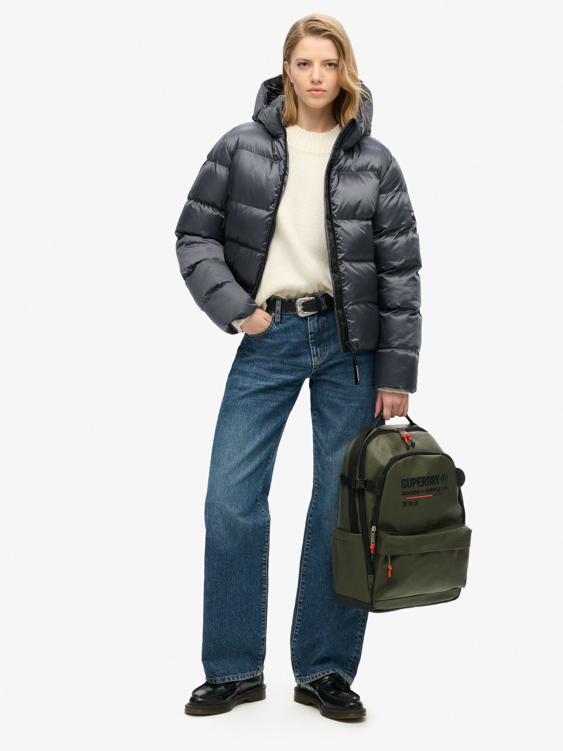 Buy Superdry Olive Green 100 Cotton Tarp Utility Backpack from Next Luxembourg