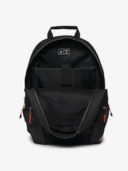 Superdry Black 100% Cotton Tarp Emb Rucksack - Image 4 of 6