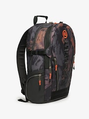 Superdry Mountain Mesh Camo 100% Cotton Tarp Emb Rucksack - Image 2 of 6