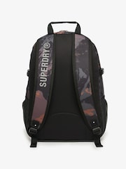 Superdry Mountain Mesh Camo 100% Cotton Tarp Emb Rucksack - Image 3 of 6