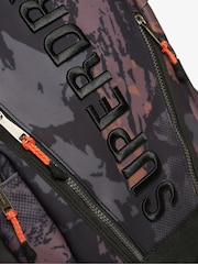 Superdry Mountain Mesh Camo 100% Cotton Tarp Emb Rucksack - Image 5 of 6