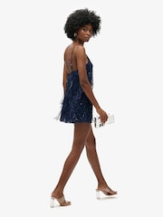 Superdry Fringe V-Neck Cami Mini Dress - Image 2 of 6