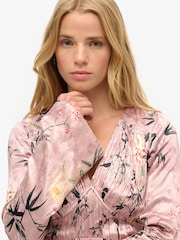 Superdry Мини-платья с расклешенными рукавами из жаккарда - Image 4 of 6